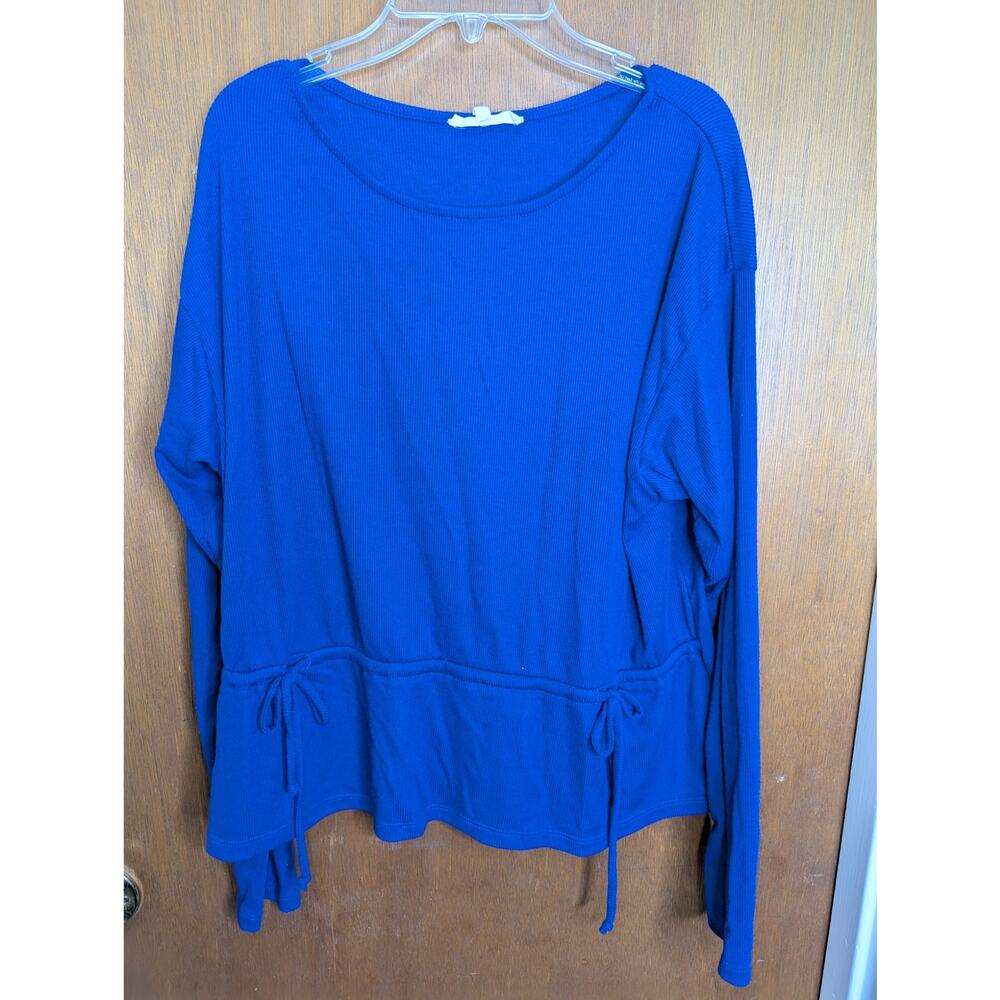 June & Hudson Cerulean Blouse